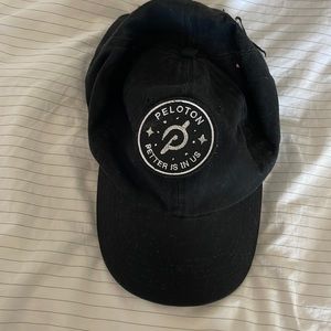 Peloton Star Baseball Hat Black